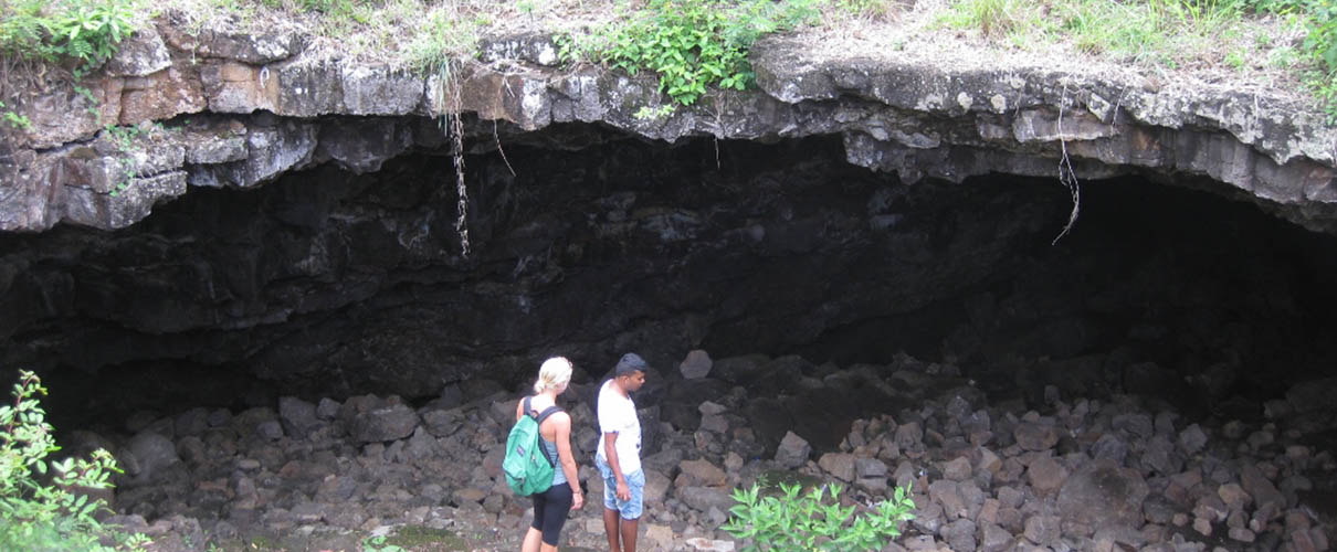 Tunnels de lave Est Ile Maurice