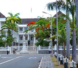 Place Darmes à Port Louis