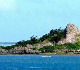 Hermitage islets rodrigues island