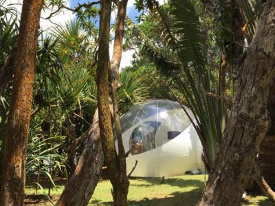 Holiday rental bubble lodge bois cheri mauritius