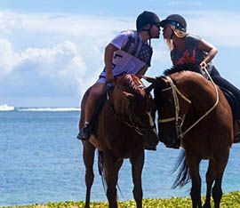 Romantic Horse Ride Mauritius