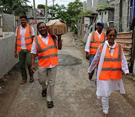 Volunteers in mauritius